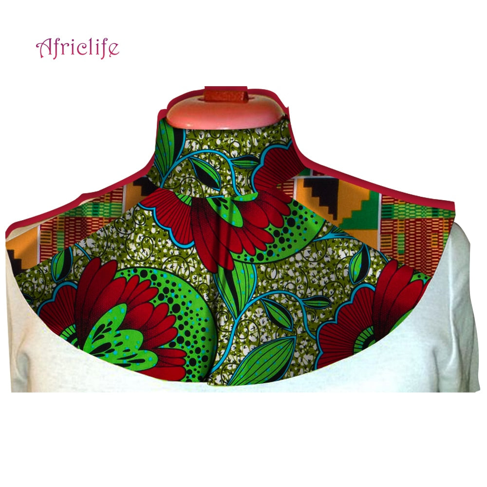 African Ankara Print Chokers Necklace