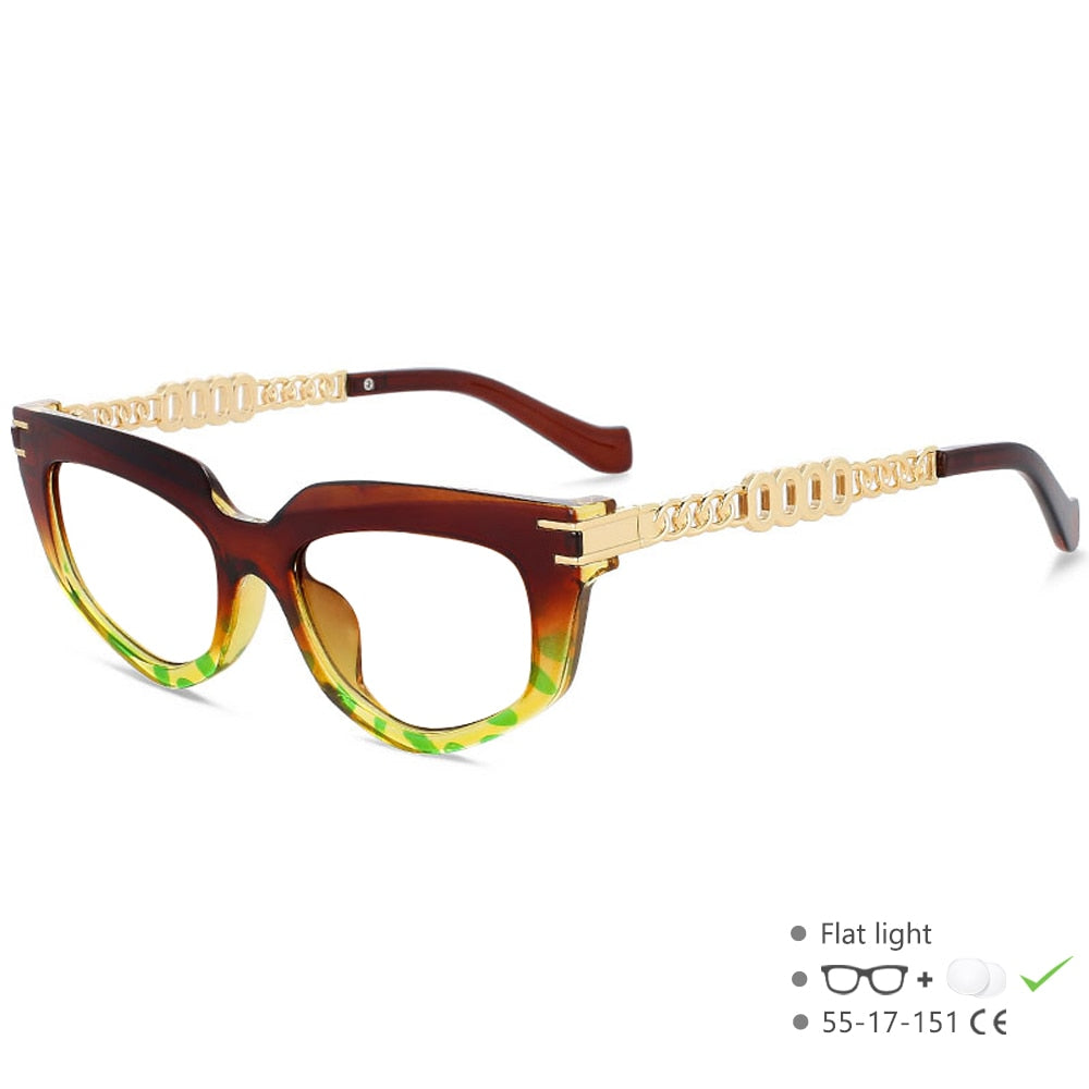 Metal Hollow Chain Presbyopic Glasses