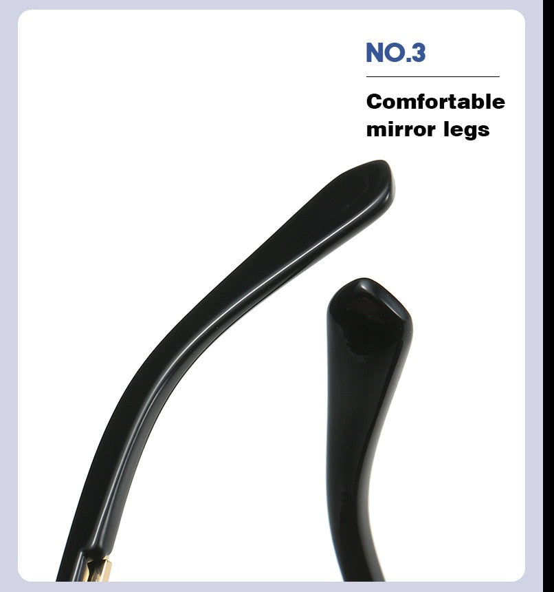 Stripe Cat Eye Sunglasses