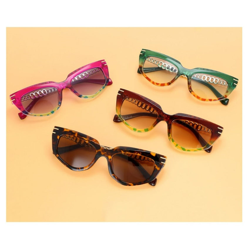 Metal Hollow Chain Presbyopic Glasses