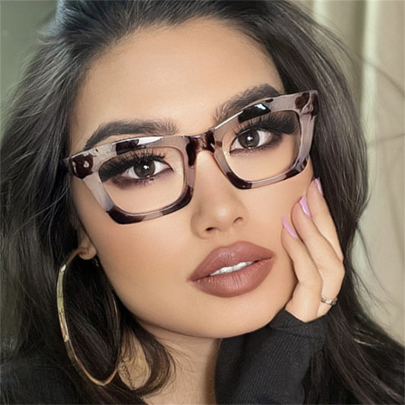 Leopard Tea Vision Care Eyeglasses