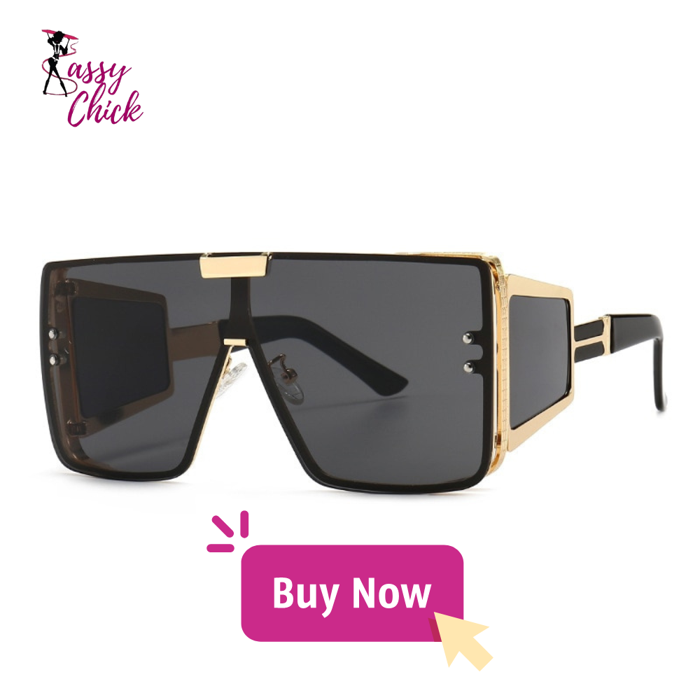 Oversized Retro Vintage Sunglasses