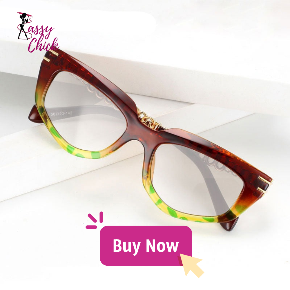 Metal Hollow Chain Presbyopic Glasses