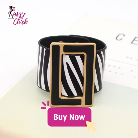 Geometric Wrap Leather Bracelet