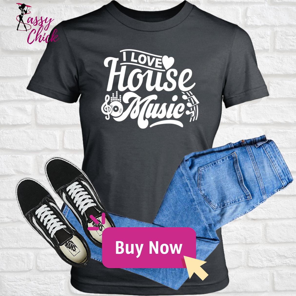 I Love House Music T-Shirt