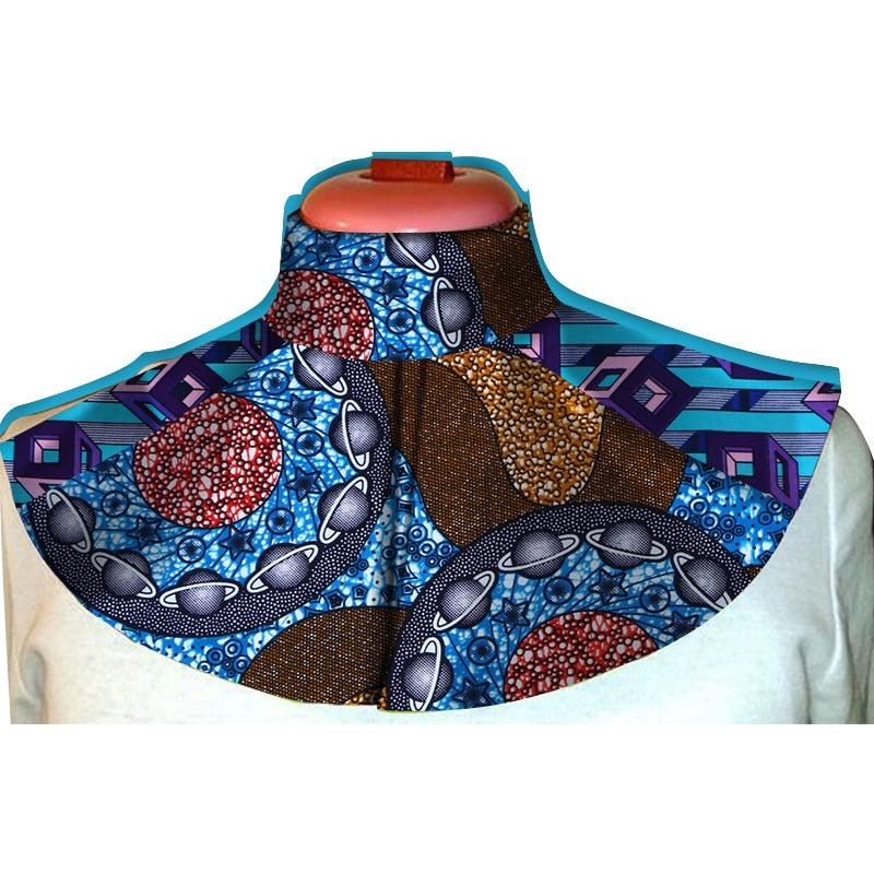 African Ankara Print Chokers Necklace