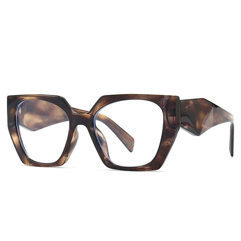 Retro Polygon Cat Eye Colorful Sunglasses