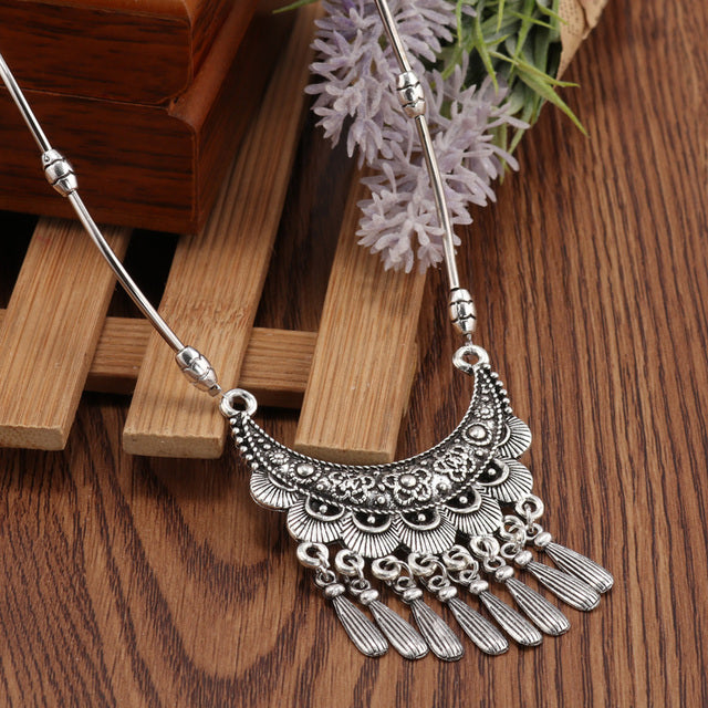 Silver Carved Necklaces