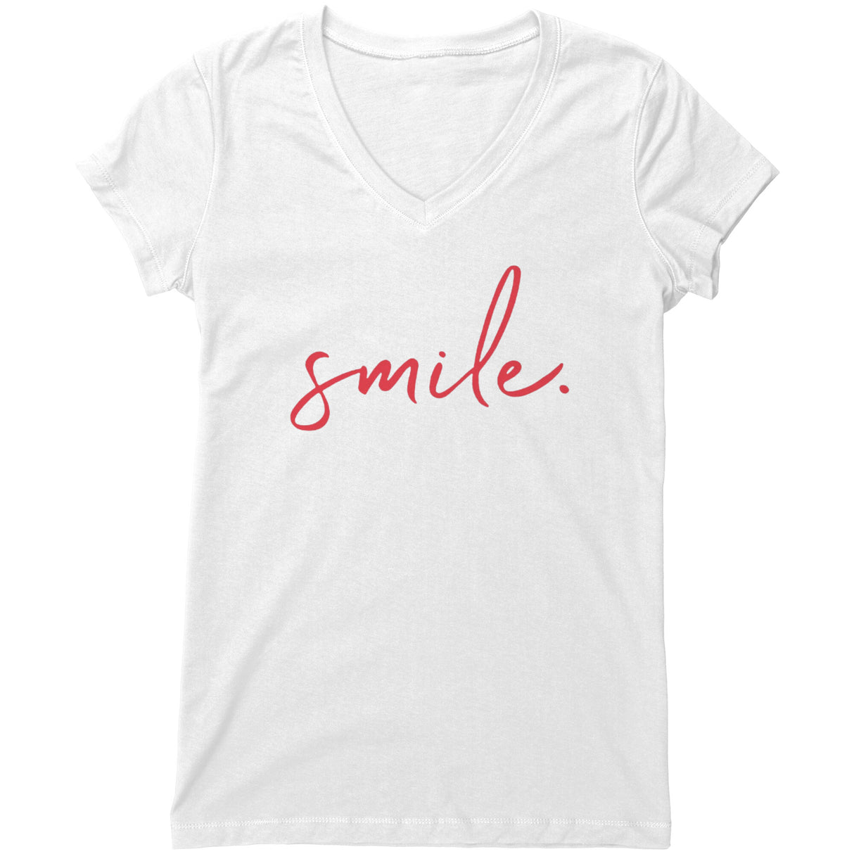 Smile V-neck Shirt