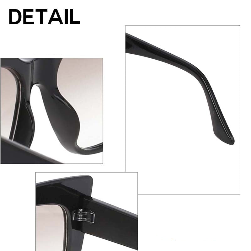 Details of Square Oversized Cat Eye Sunglasses
