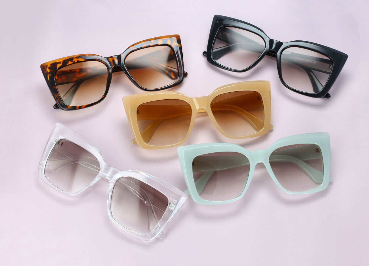 Collection of Square Oversized Cat Eye Sunglasses
