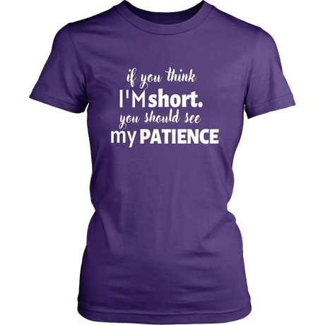 I'm short