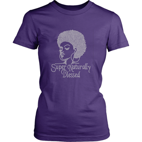 Super Natural Women's Unisex T-Shirt - Purple | Shop Sassy Chick