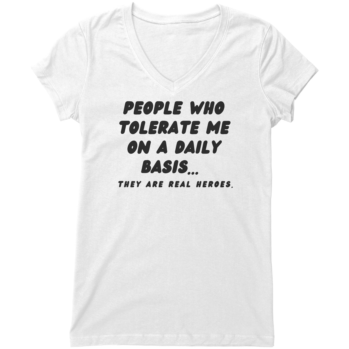 "Tolerate Me" V-neck Shirt