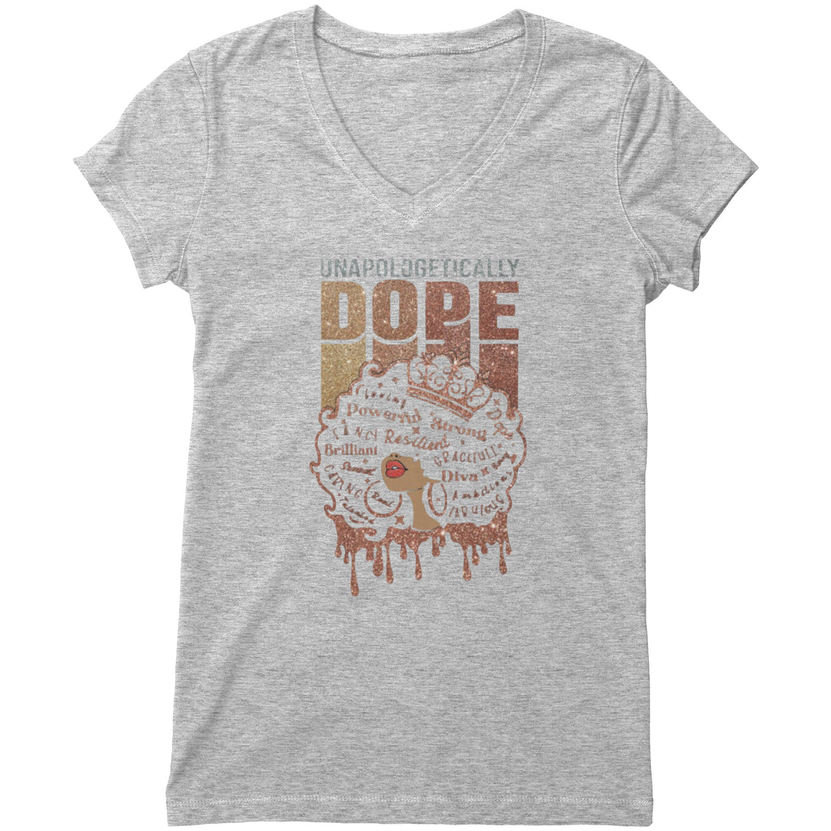 Unapologetically Dope 2 V-neck Shirt