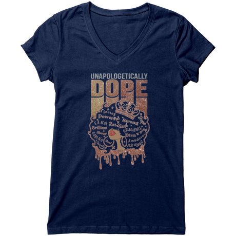 Unapologetically Dope 2 V-neck Shirt