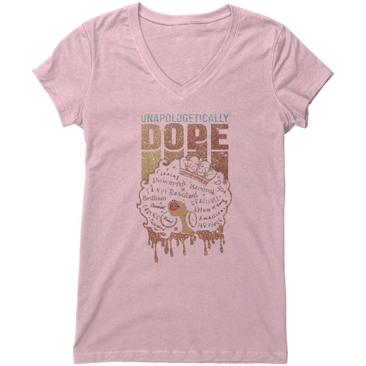 Unapologetically Dope 2 V-neck Shirt