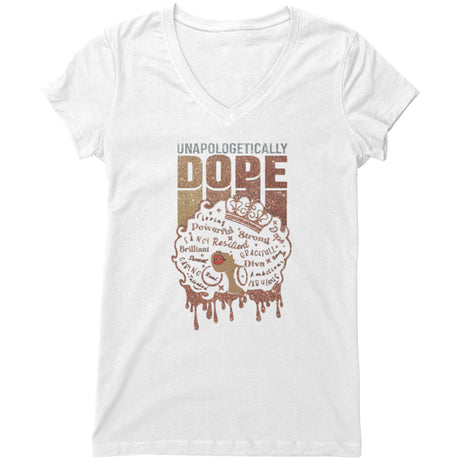 Unapologetically Dope 2 V-neck Shirt