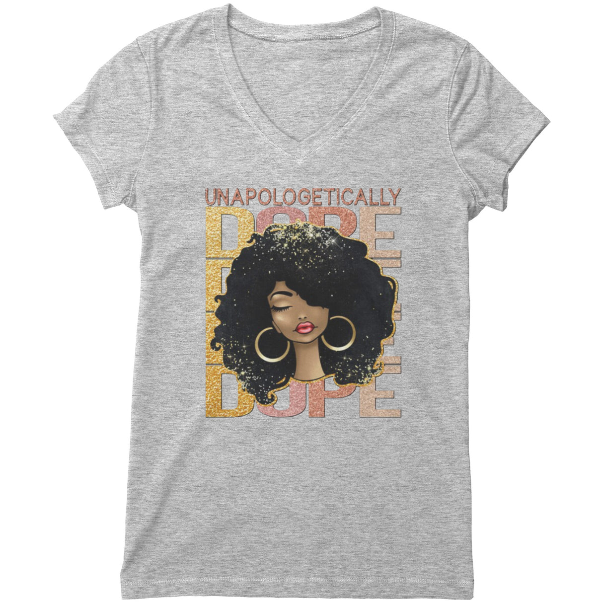 Unapologetically Dope 3 V-neck Shirt