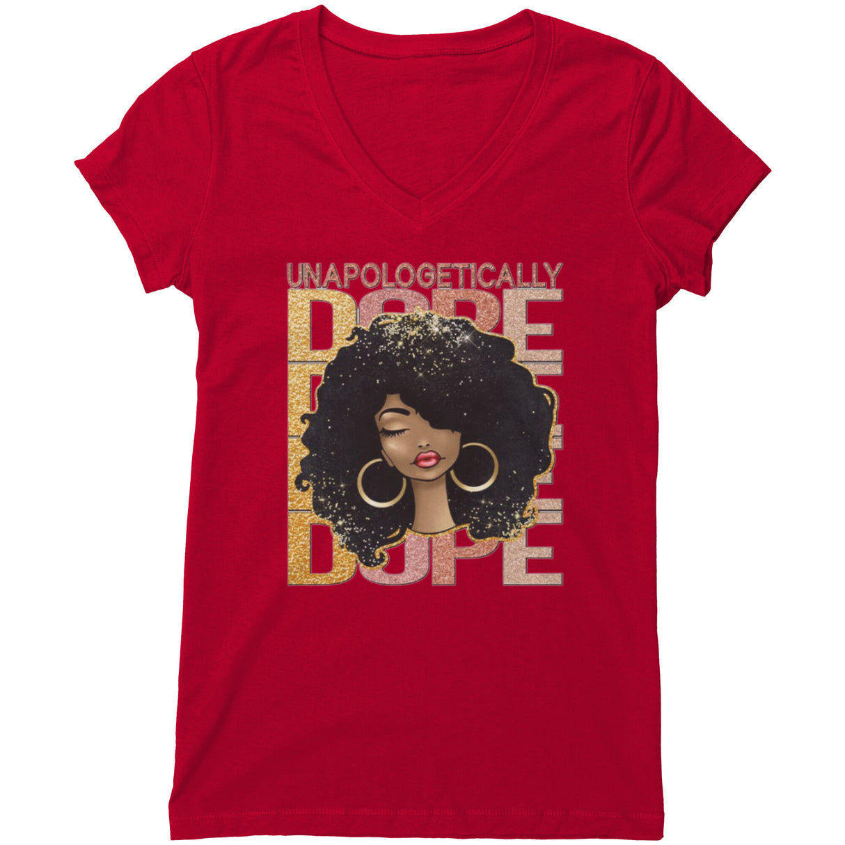 Unapologetically Dope 3 V-neck Shirt