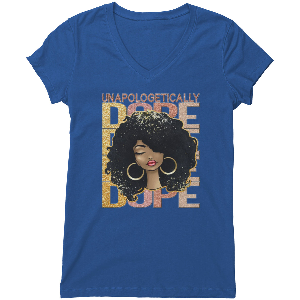 Unapologetically Dope 3 V-neck Shirt