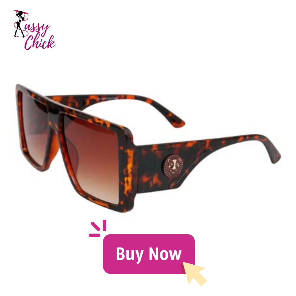 Designer Inspired Frame Sunglasses - Shop Sassy Chick