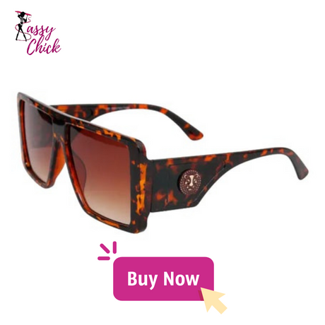 Designer Inspired Frame Sunglasses - Shop Sassy Chick