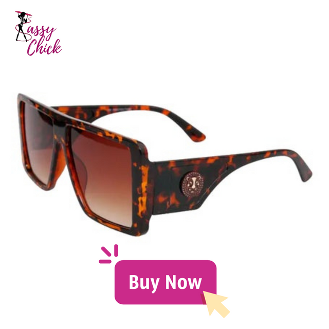 Designer Inspired Frame Sunglasses - Shop Sassy Chick