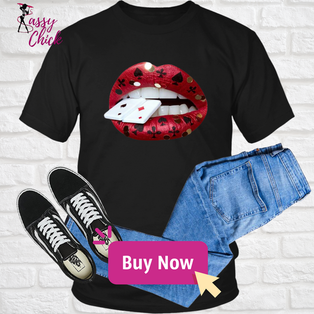 Card Lips T-Shirt