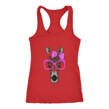 Zebra Racerback Tank Top- REd | Shop Sassy Chick