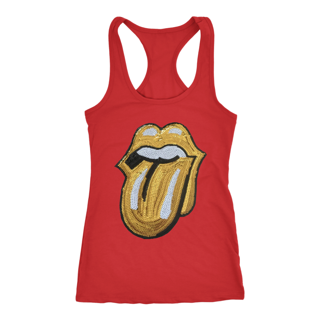 Yellow Lips Tanks - Shop Sassy Chick
