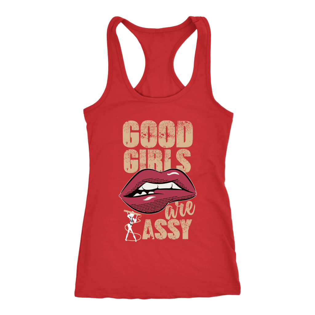 Good Girls are Sassy Tank Racerback Tank Top - Red