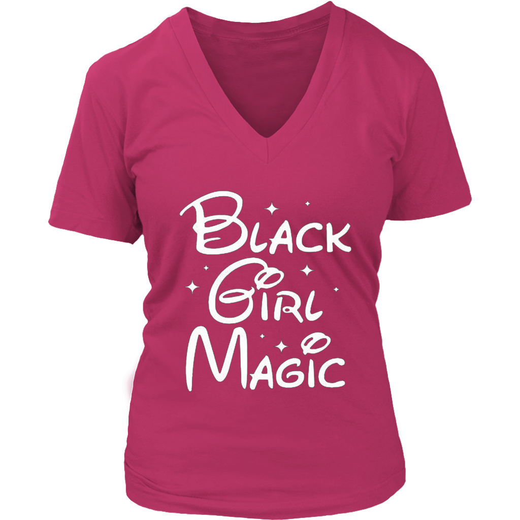 Black Girl Magic V-Neck - Shop Sassy Chick