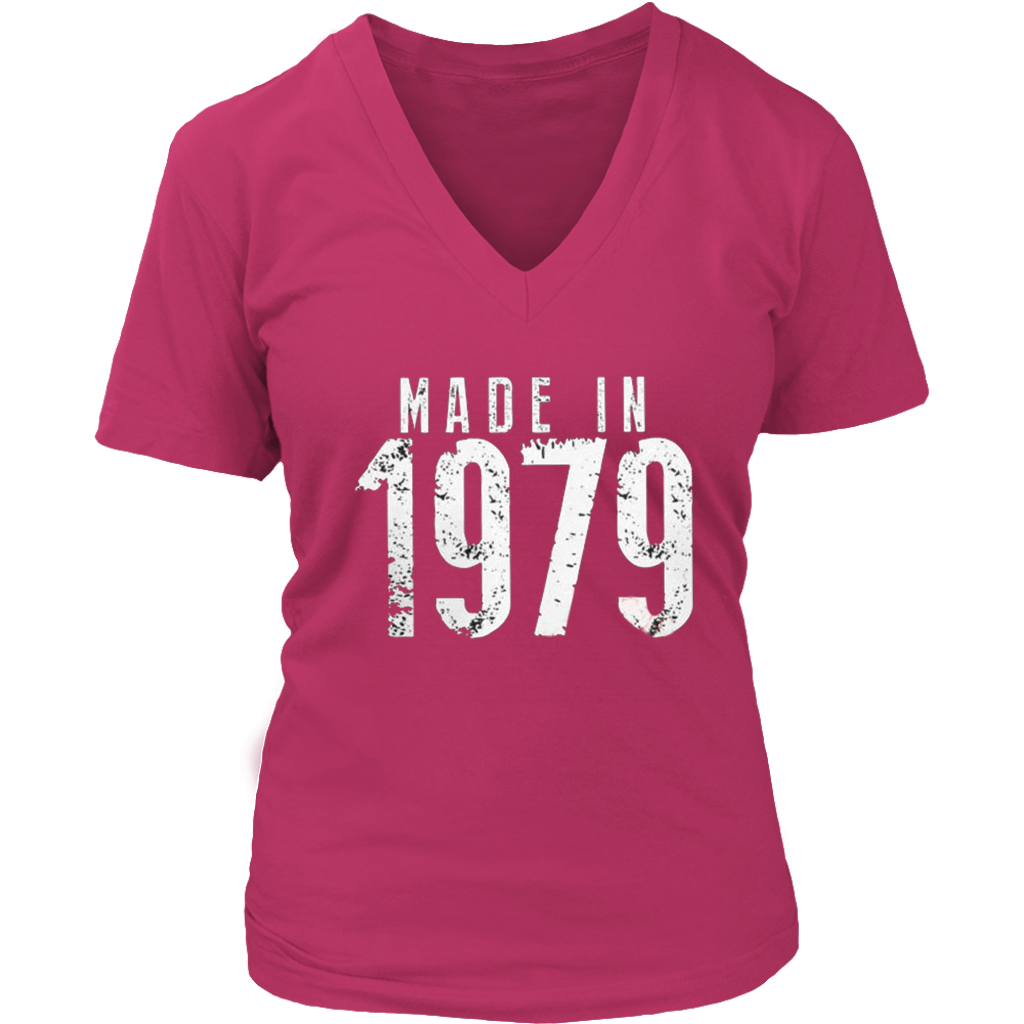 Made in 1979 V-Neck - Shop Sassy Chick