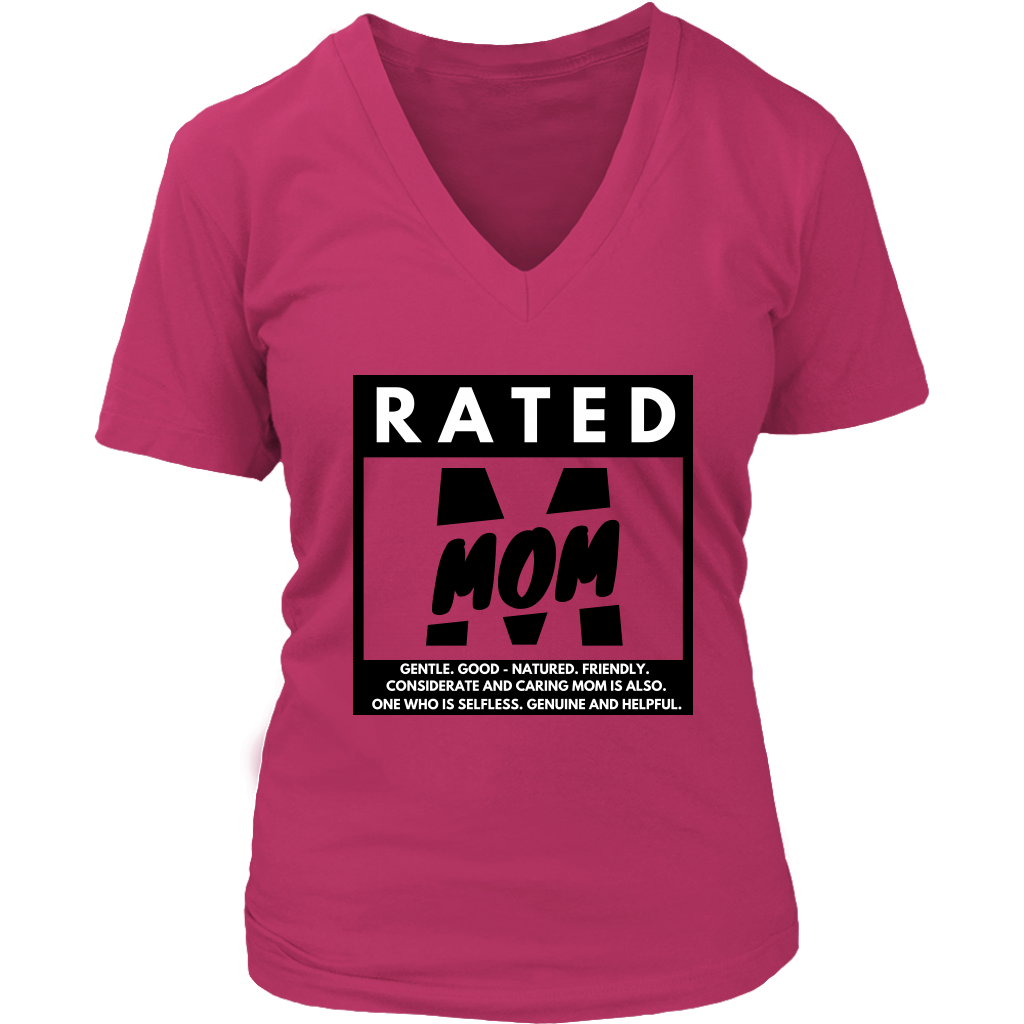 Rated Mom V-necks - Shop Sassy Chick