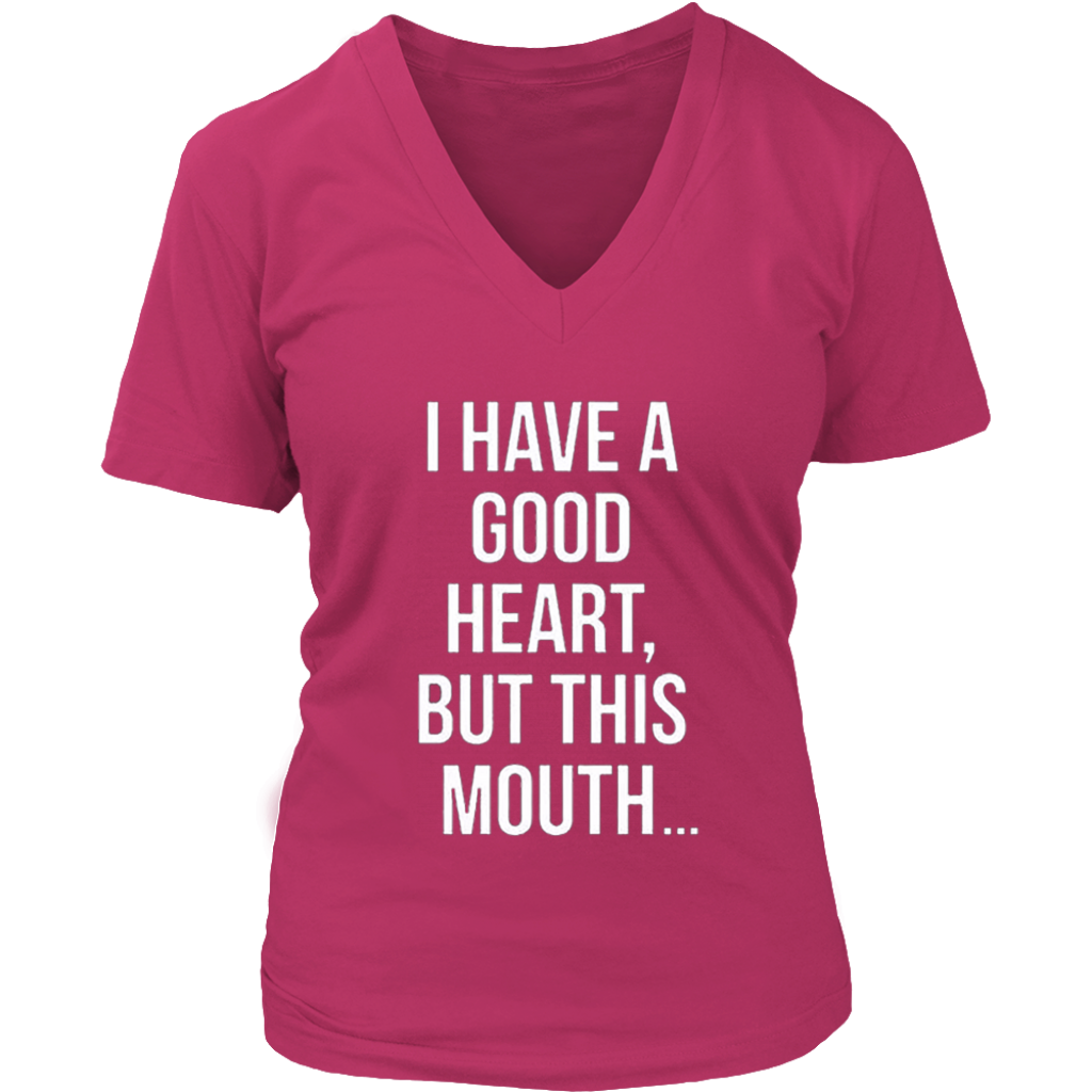 Good Heart V-Neck - Shop Sassy Chick