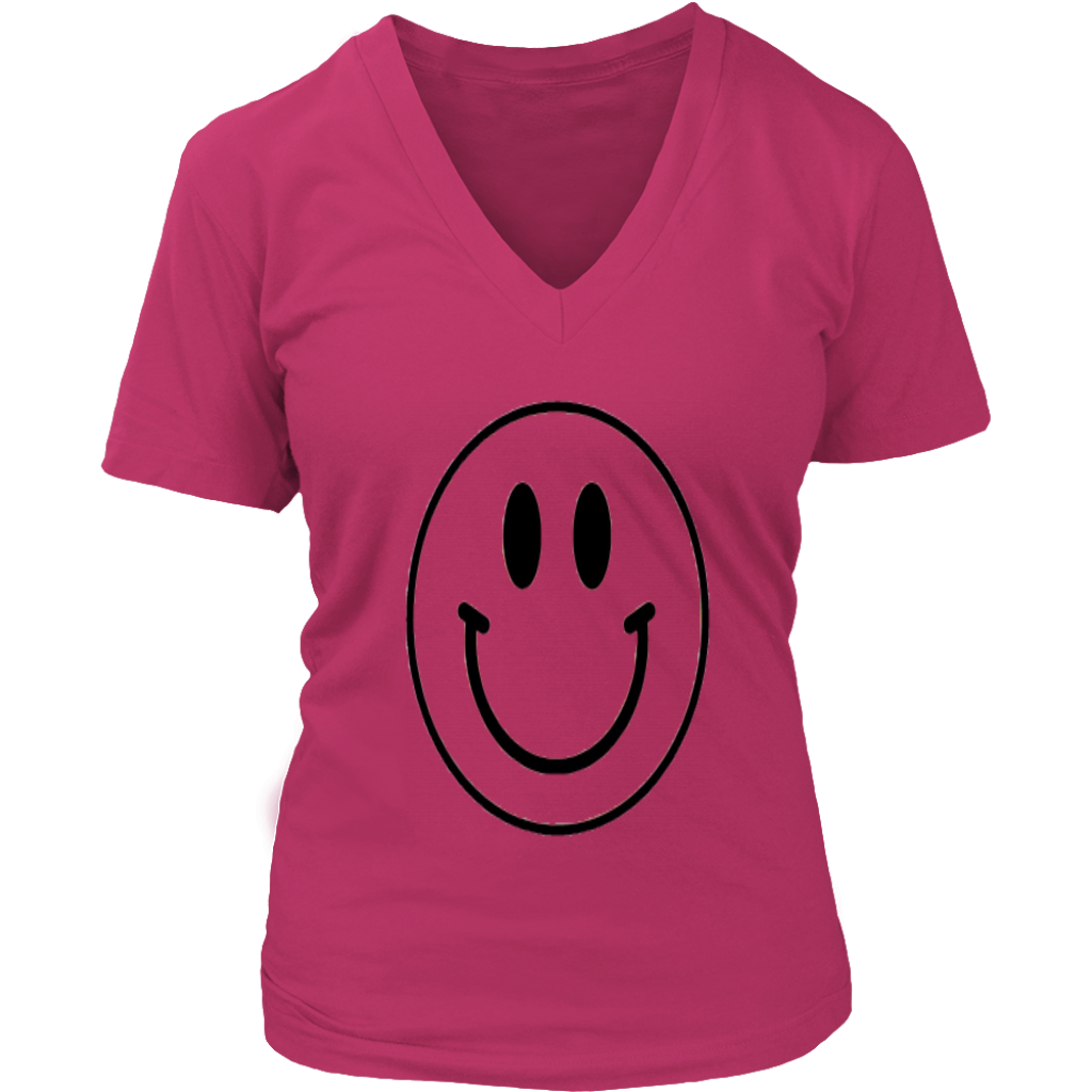 Smiley V-Neck - Shop Sassy Chick