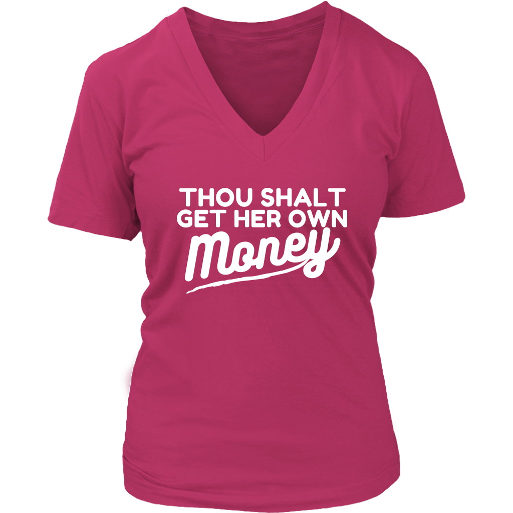Thou Shalt 1 V-Neck - Shop Sassy Chick