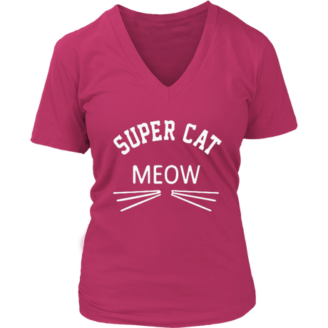 Super Cat V-Neck - Shop Sassy Chick