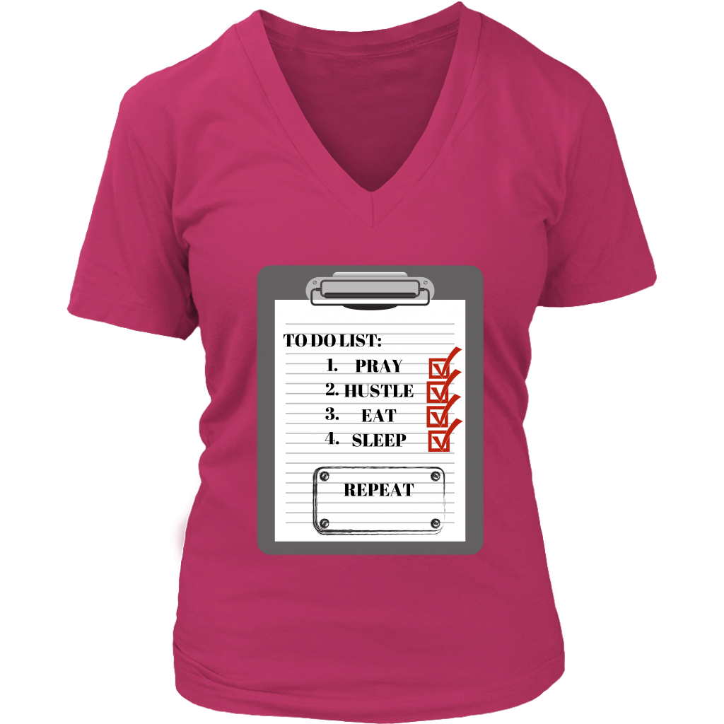 To Do List V-Neck Tee - Shop Sassy Chick