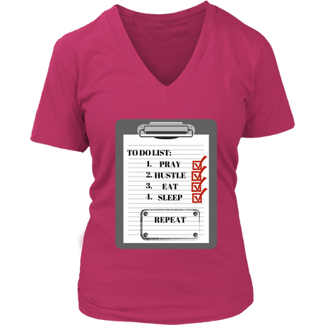 To Do List V-Neck Tee - Shop Sassy Chick