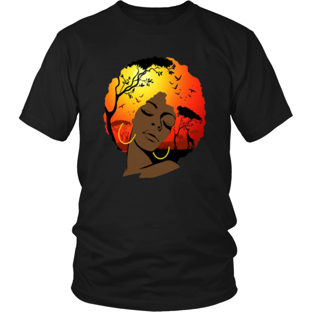 Afro Lady T-Shirt - Shop Sassy Chick