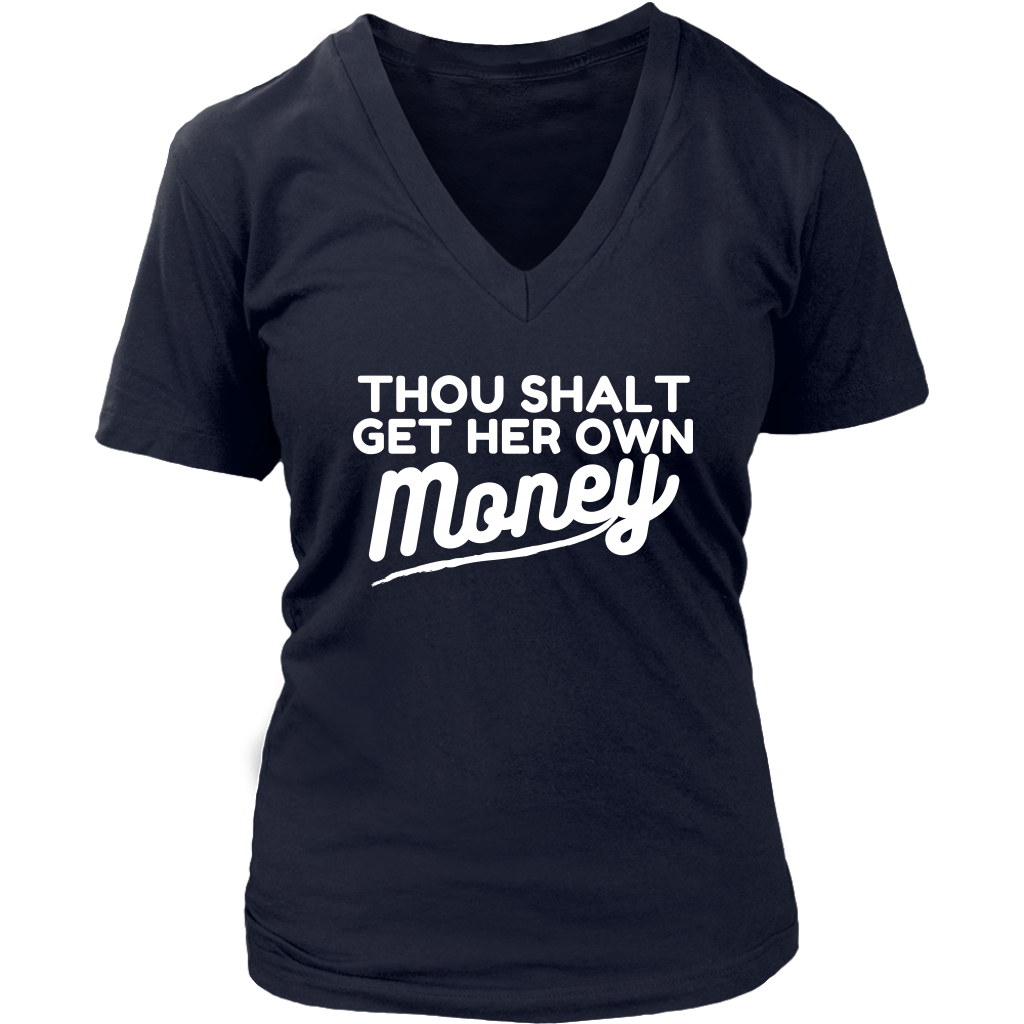 Thou Shalt 1 V-Neck - Shop Sassy Chick
