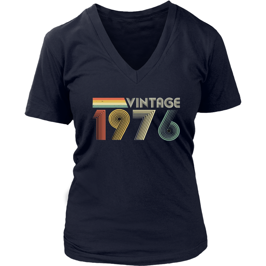 Vintage 1976 V-Neck - Shop Sassy Chick
