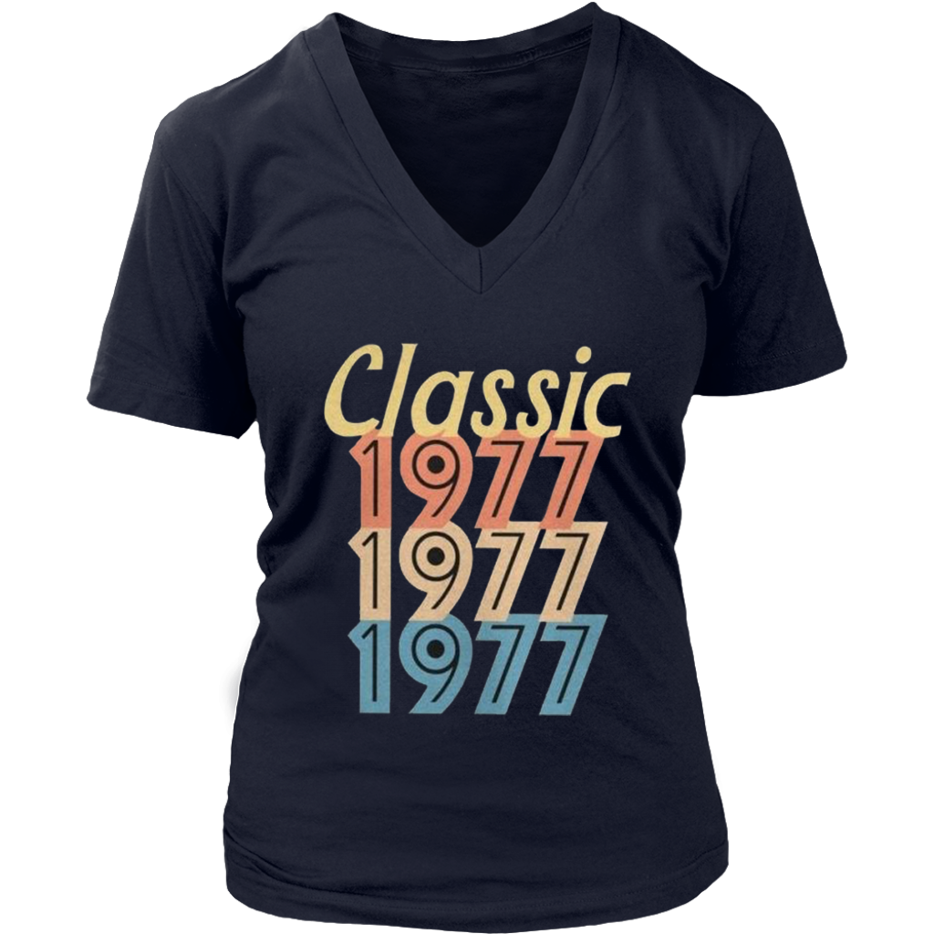 Classic 1977 V-Neck - Shop Sassy Chick