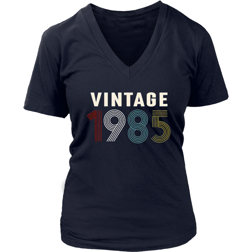 Vintage 1985 V-Neck - Shop Sassy Chick