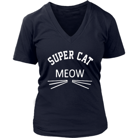 Super Cat V-Neck - Shop Sassy Chick