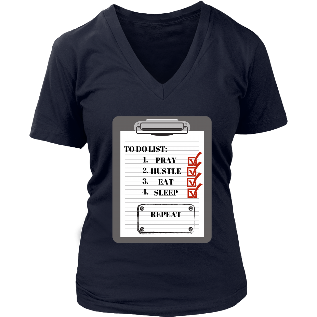 To Do List V-Neck Tee - Shop Sassy Chick