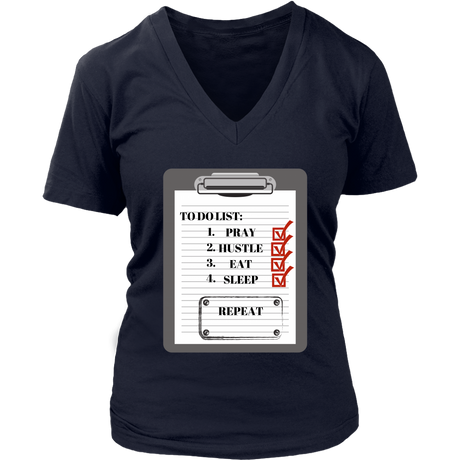 To Do List V-Neck Tee - Shop Sassy Chick