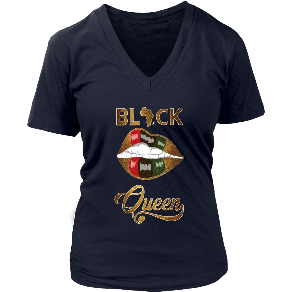 BLCK Queen V-Neck - Shop Sassy Chick